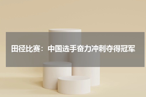 田径比赛：中国选手奋力冲刺夺得冠军